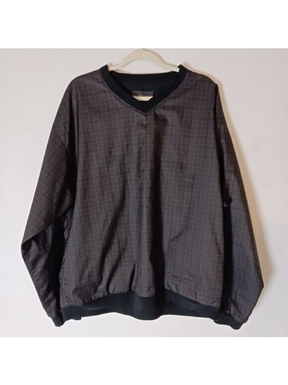 Forrester's Reversible Activewear Sweatshirt Men's XL Black Brown Gorpcore NEW
